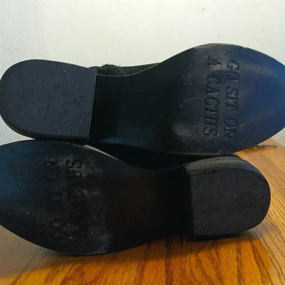 Matisse - Bolo - Suede - Over the Knee Boots - Black - Picture 9 of 10